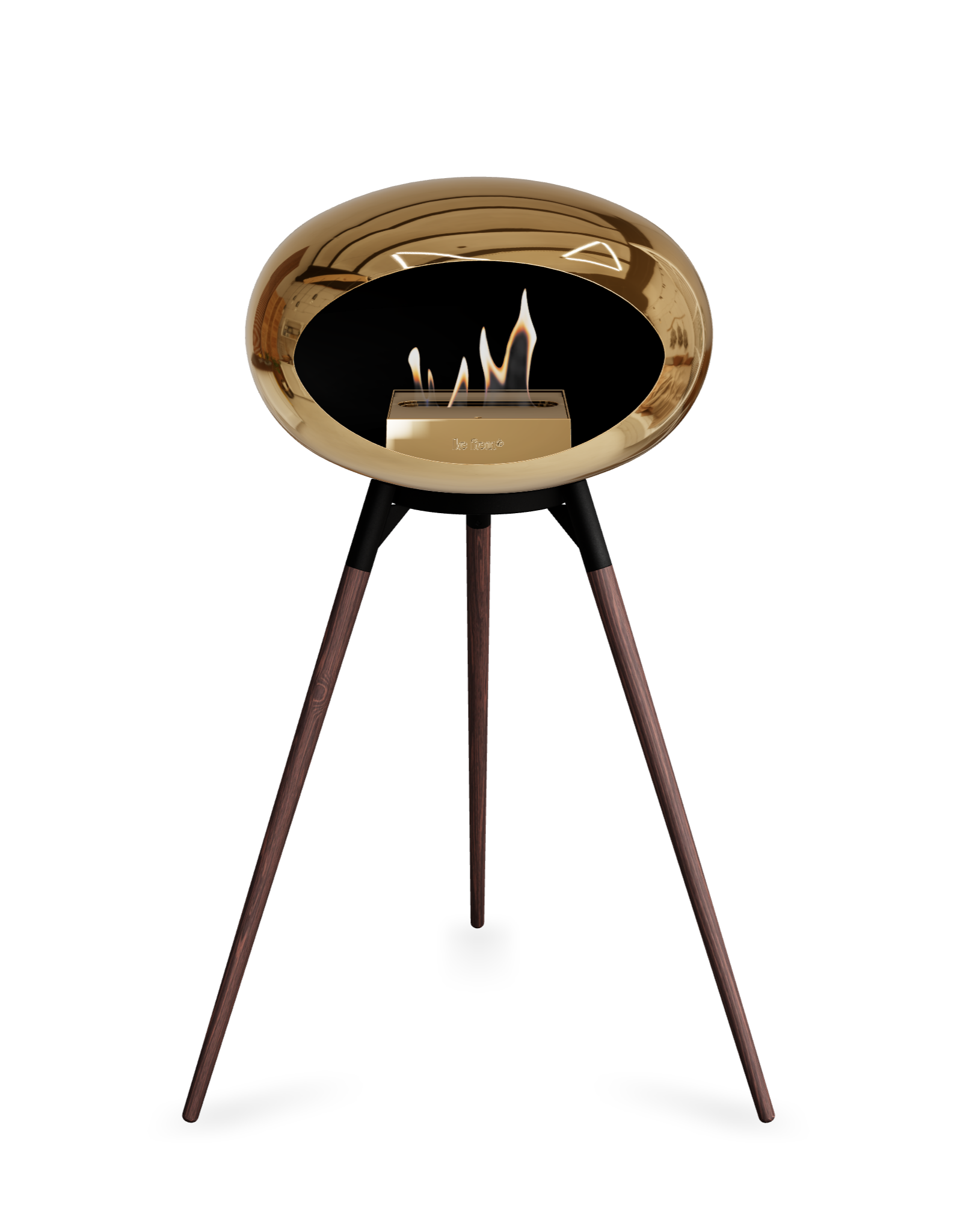 Le Feu Dome Ground High – Freestanding Bioethanol Fireplace (Classic 525)