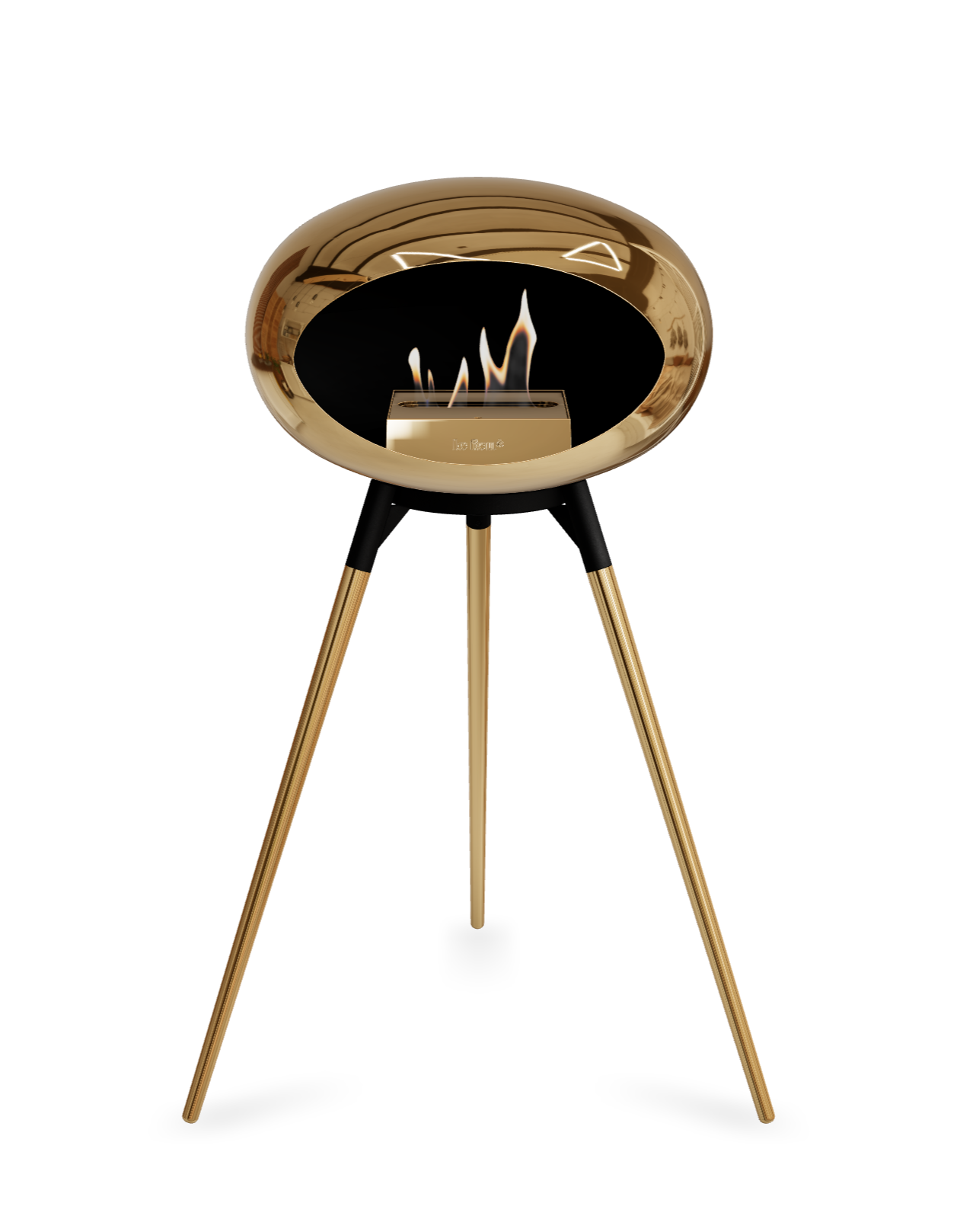 Le Feu Dome Ground High – Freestanding Bioethanol Fireplace (Classic 525)
