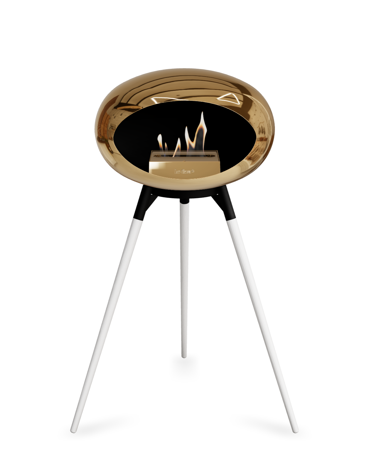 Le Feu Dome Ground High – Freestanding Bioethanol Fireplace (Classic 525)