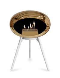 Le Feu Dome Ground Low – Freestanding Bioethanol Fireplace, Classic Size