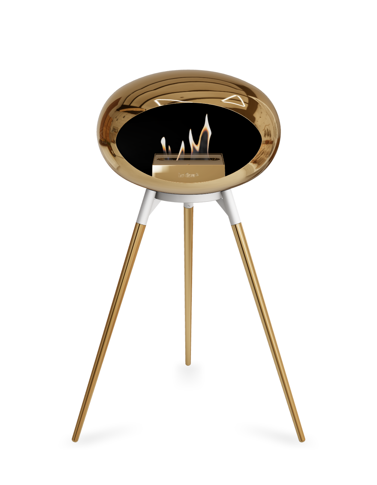 Le Feu Dome Ground High – Freestanding Bioethanol Fireplace (Classic 525)