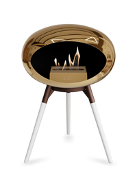 Le Feu Dome Ground Low – Freestanding Bioethanol Fireplace, Classic Size
