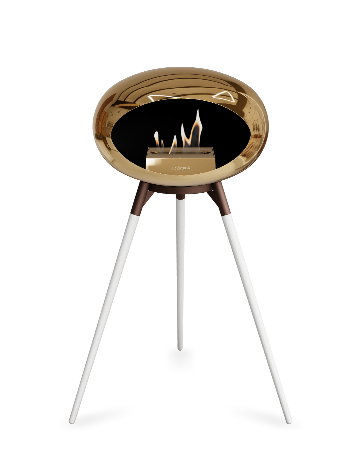 Le Feu Dome Ground High – Freestanding Bioethanol Fireplace (Classic 525)