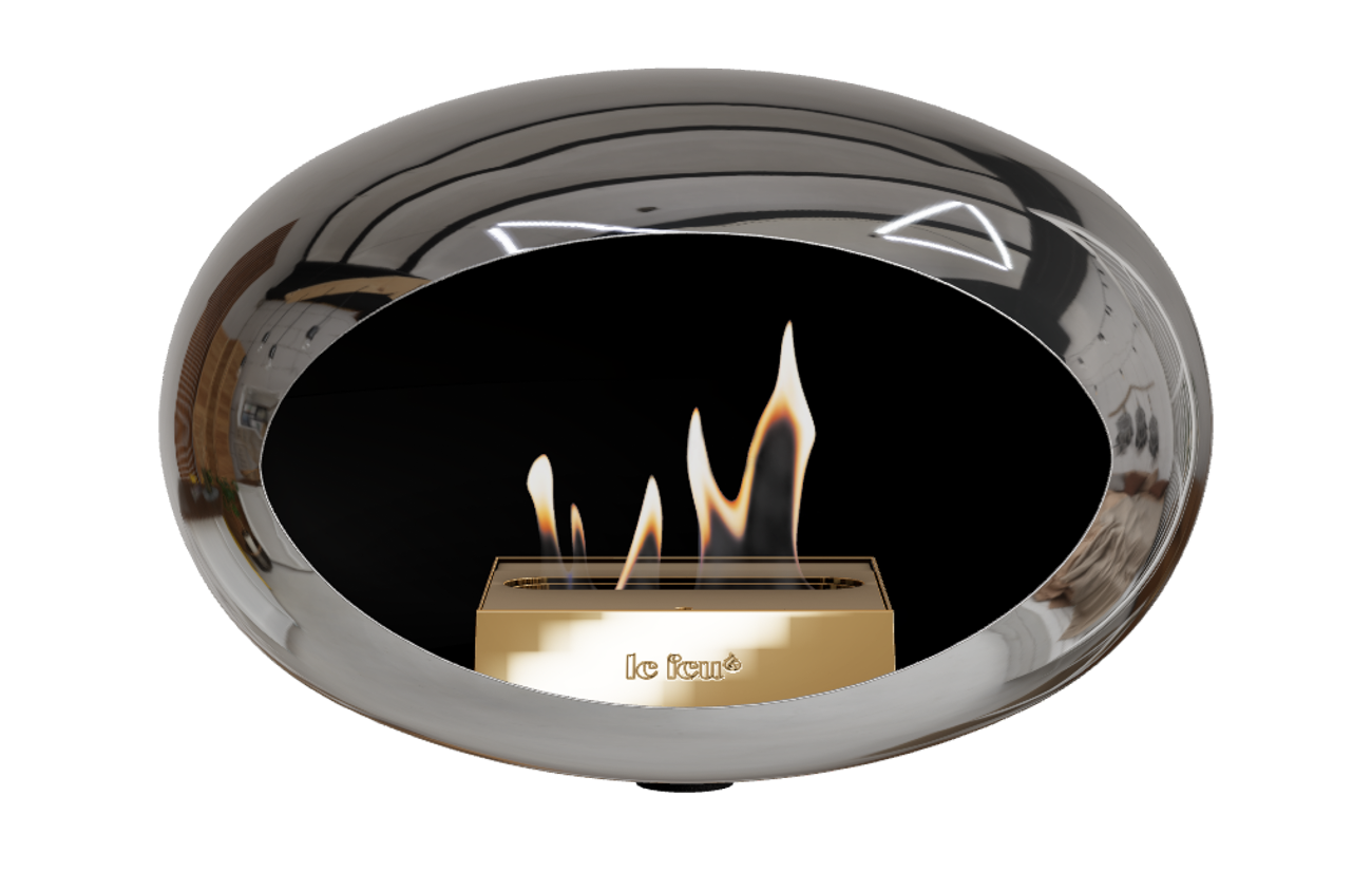 Le Feu Dome Wall – Bioethanol Wall-Mounted Fireplace Classic