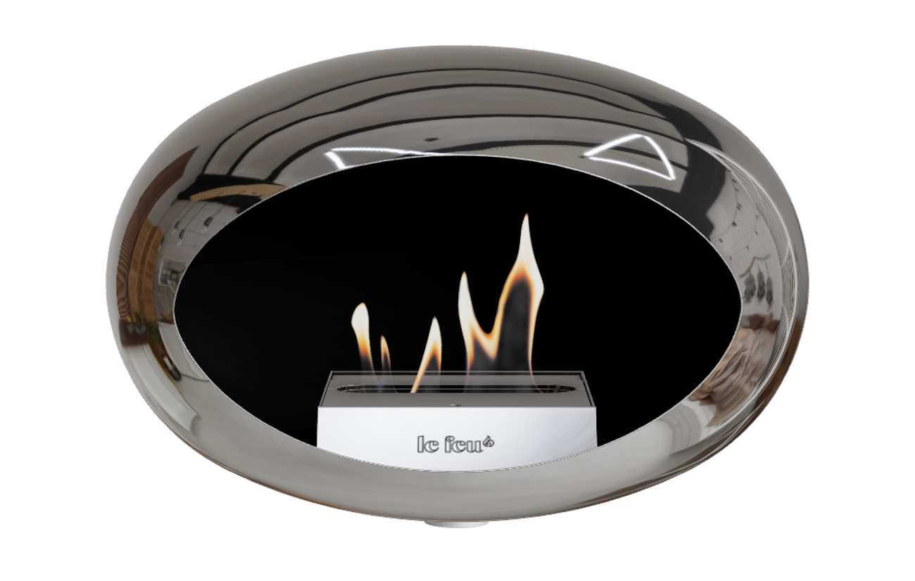 Le Feu Dome Wall – Bioethanol Wall-Mounted Fireplace Classic