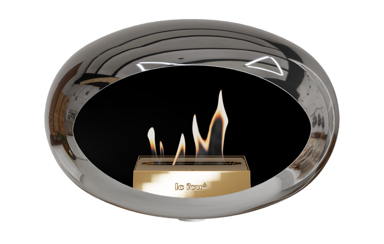 Le Feu Dome Wall – Bioethanol Wall-Mounted Fireplace Classic