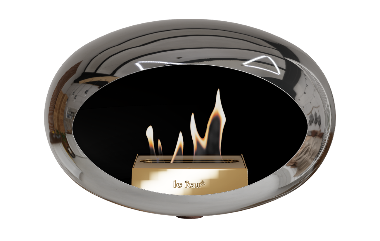 Le Feu Dome Wall – Bioethanol Wall-Mounted Fireplace Classic