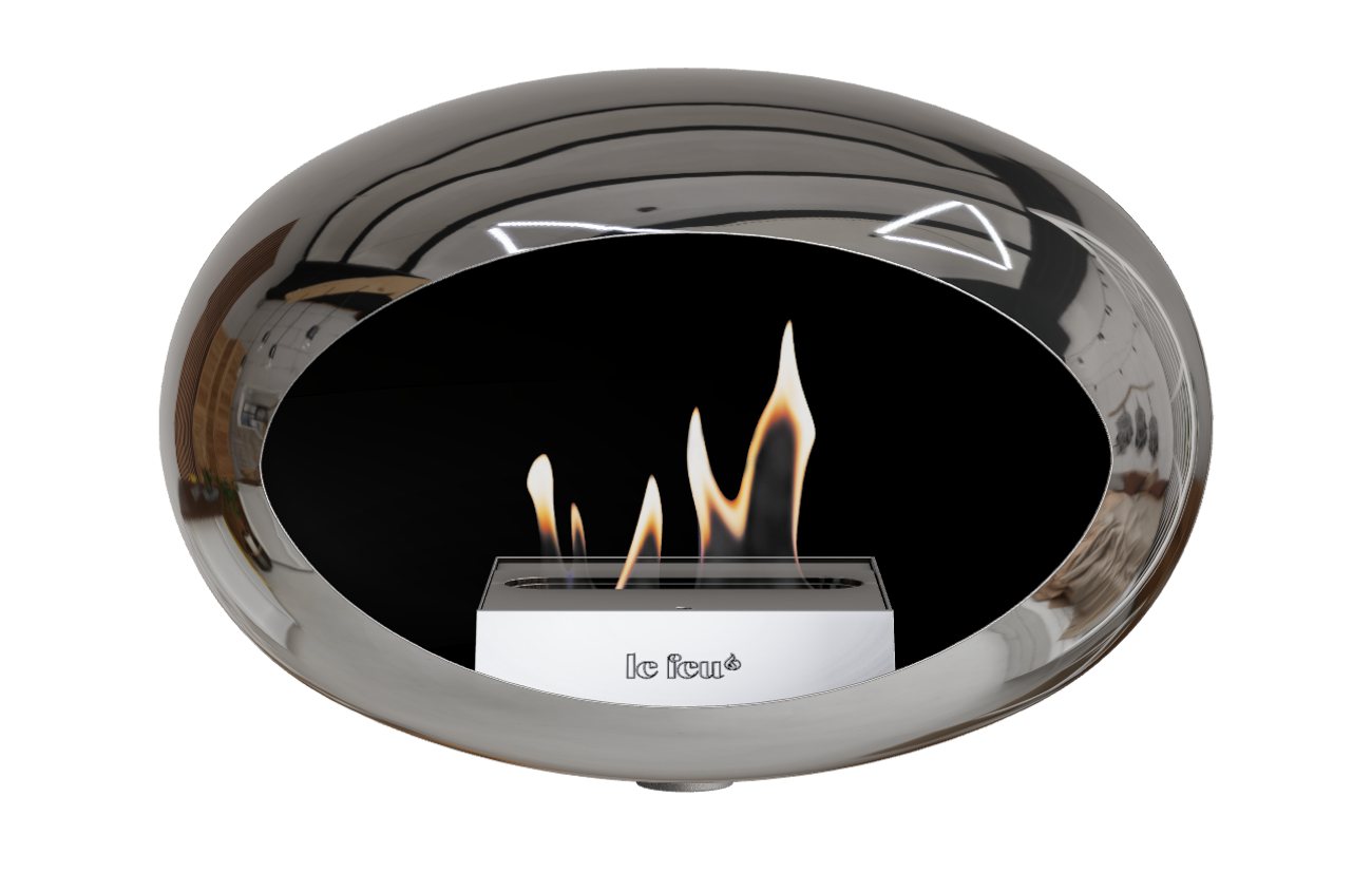 Le Feu Dome Wall – Bioethanol Wall-Mounted Fireplace Classic