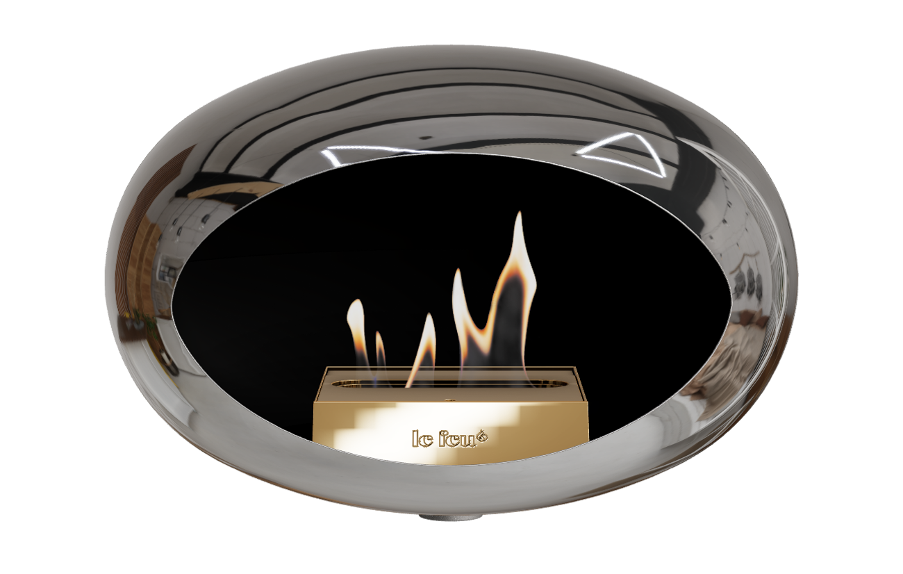Le Feu Dome Wall – Bioethanol Wall-Mounted Fireplace Classic
