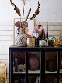 dip dye bloomimgville candles styled on a nordic dining table with cosy winter decor