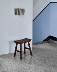 House Doctor Lane Paulownia Wood Bench & Stool – Handmade Japandi-Style Wooden Seat, Brown