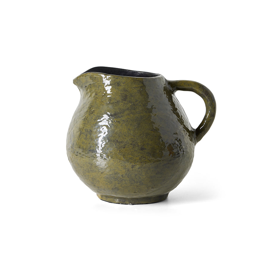 Robust Jug in Seaweed by HKLIVING on a plain background