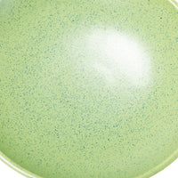 the emeralds: Ceramic Bowl on Base M Pistachio