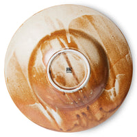 Pasta Plate, Rustic Cream/Brown