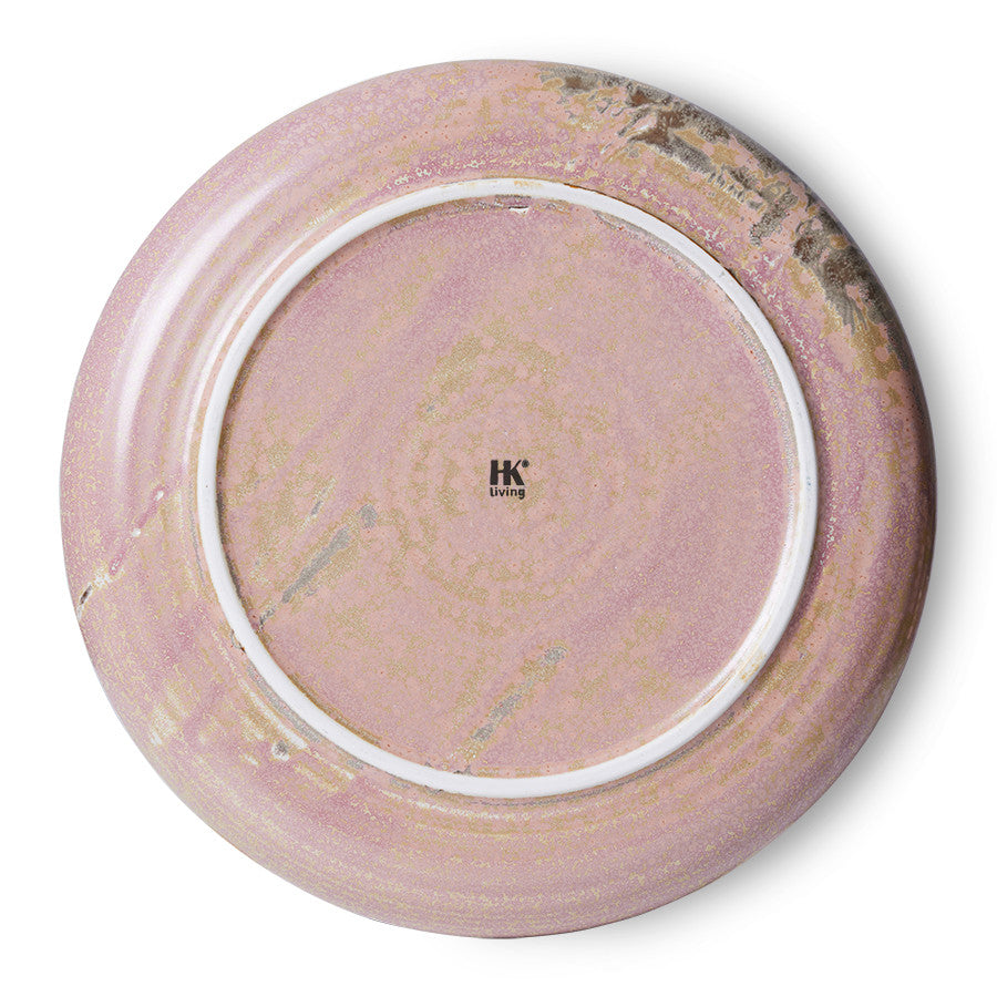 Dinner Plate Rustic Pink