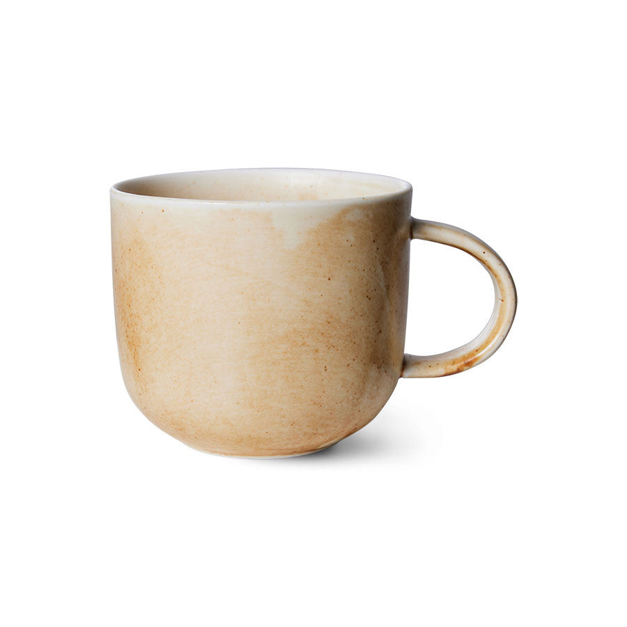 Mug Rustic Cream/Brown