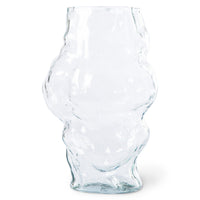 Cloud Vase Clear Glass High