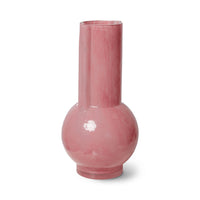 Glass Vase Flamingo Pink by HKLIVING