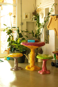 Seletti Amanita Stool - Sculptural Mushroom Stool in Green