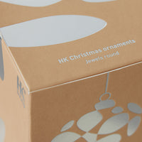 Glass Christmas Ornaments: Jewel Round by HKLIVING