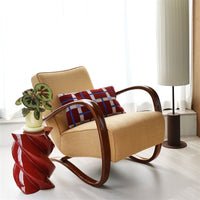 patterned plano cushion by &k adding colour to a modern living space
