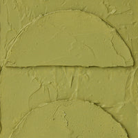 Close-up texture detail of the HKLIVING Pocket Exhibit 'Verdant' in green, showing the hand-finished surface