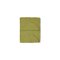 HKLIVING Pocket Exhibit 'Verdant', a sculptural MDF wall piece in rich green with a stacked arch relief, on a plain white background