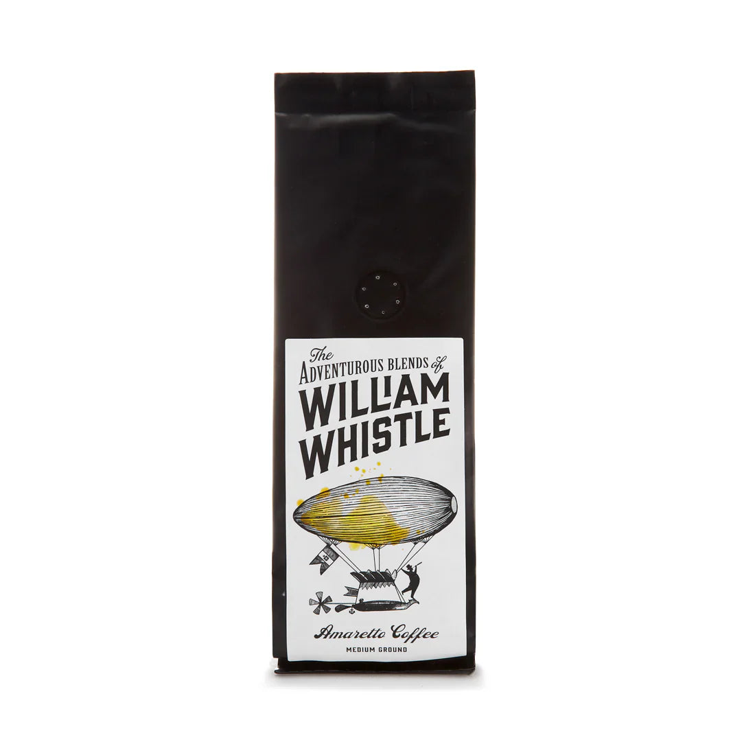 Amaretto Flavoured Ground Coffee by William Whistle – 100% Arabica