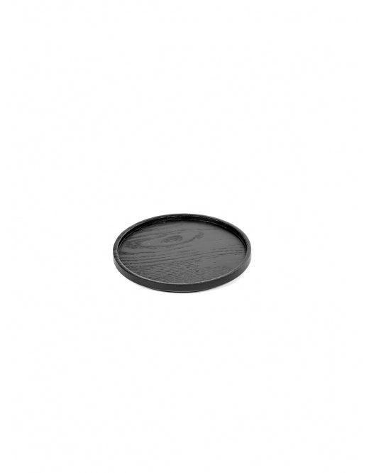 Coaster Round Ash Black