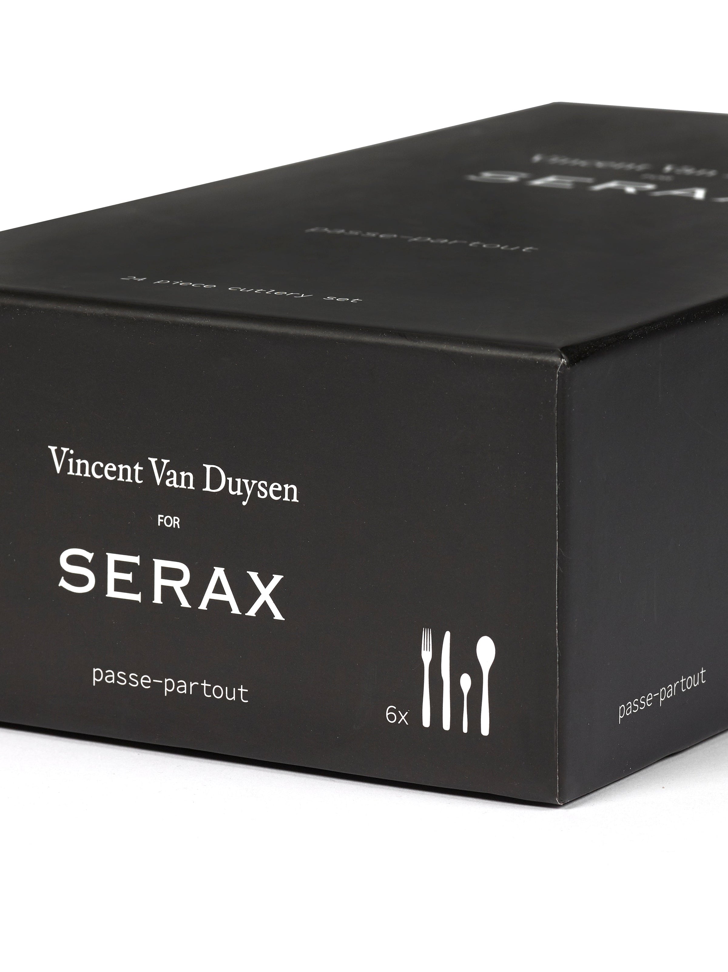 Gift Boxed Cutlery Set - 24 Pieces by Serax, Designed by Vincent Van Duysen