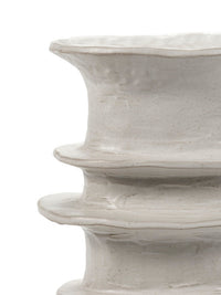 VASE L WHITE BILLY 04