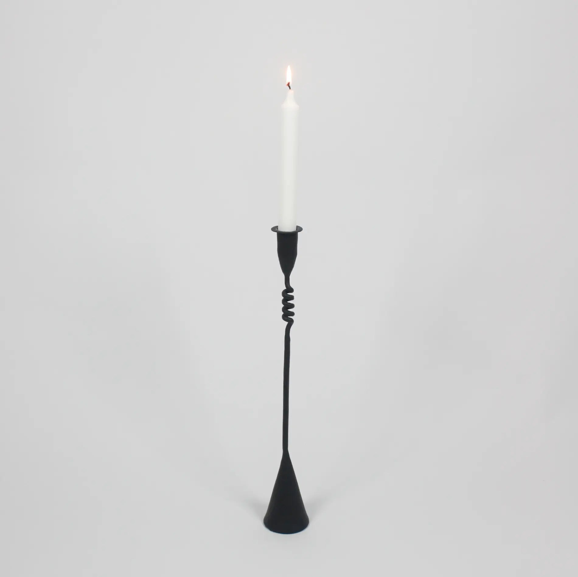Black Iron Candlesticks