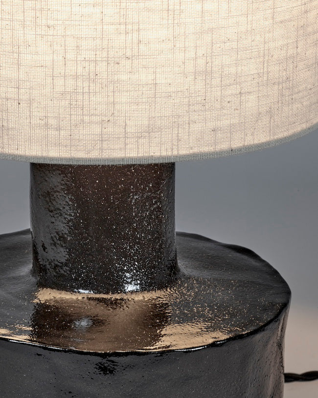 Table Lamp Black Beige Catherine by Serax