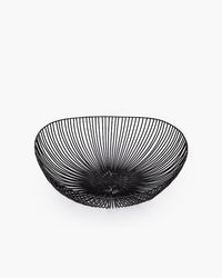 Wire Basket Oval Black by Serax
