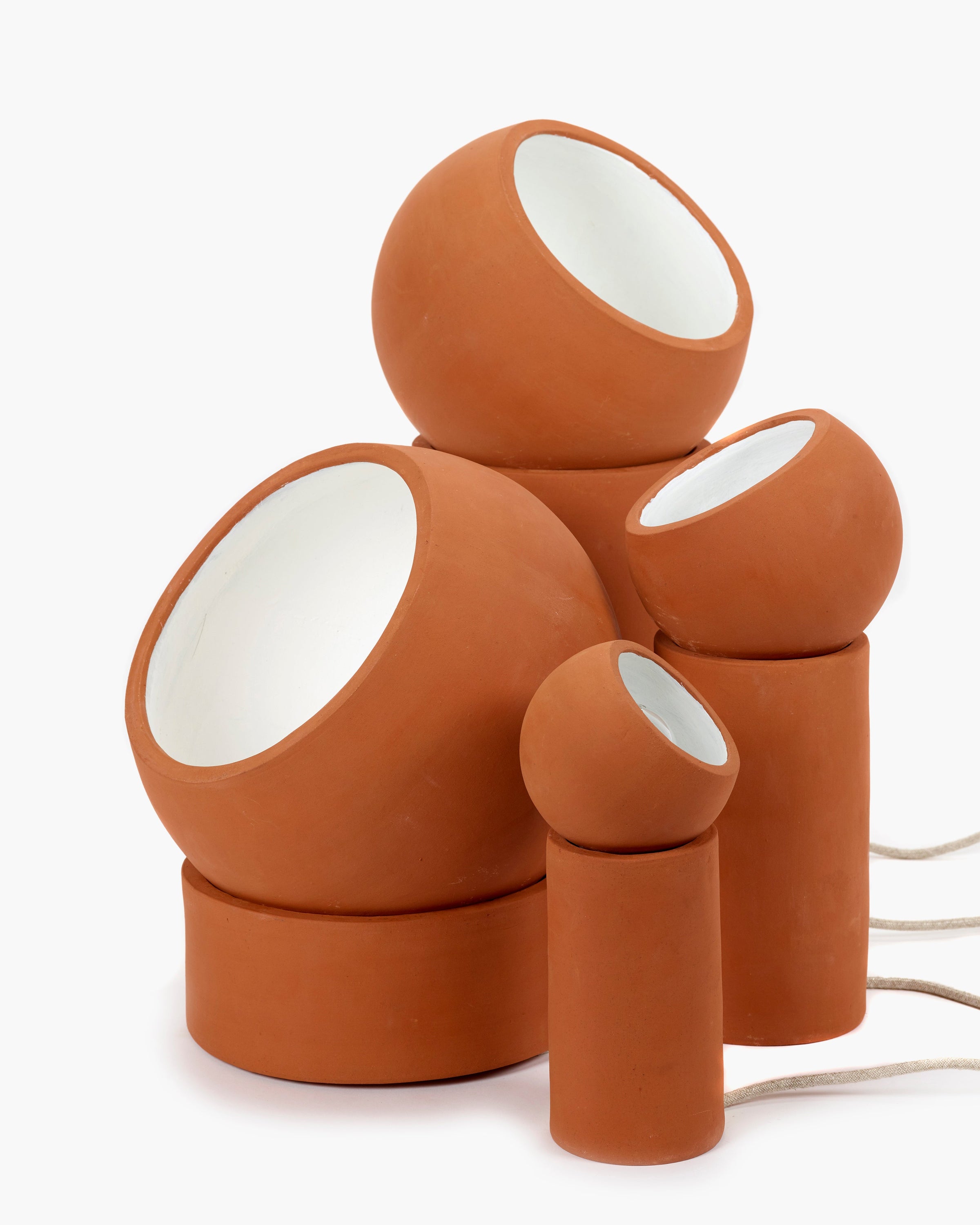 Standing Lamp Terra Low by Serax - Terracotta