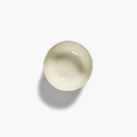looking in the off white bowl in high quality shine from feast by ottolenghi bowl