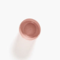 the inside of the delicious pink espresso cup from ottolenghi by serax with a high glaze only found on the best crockery