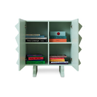 Forma Cupboard in Ice Blue by HKLIVING close-up detail view