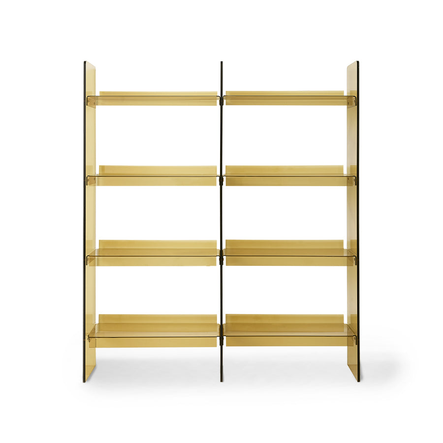 Technical dimension diagram of the 160cm Olive Green Acrylic Cabinet by HKLIVING