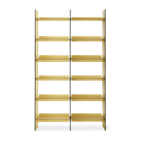 Technical dimension diagram of the 240cm Olive Green Acrylic Cabinet by HKLIVING