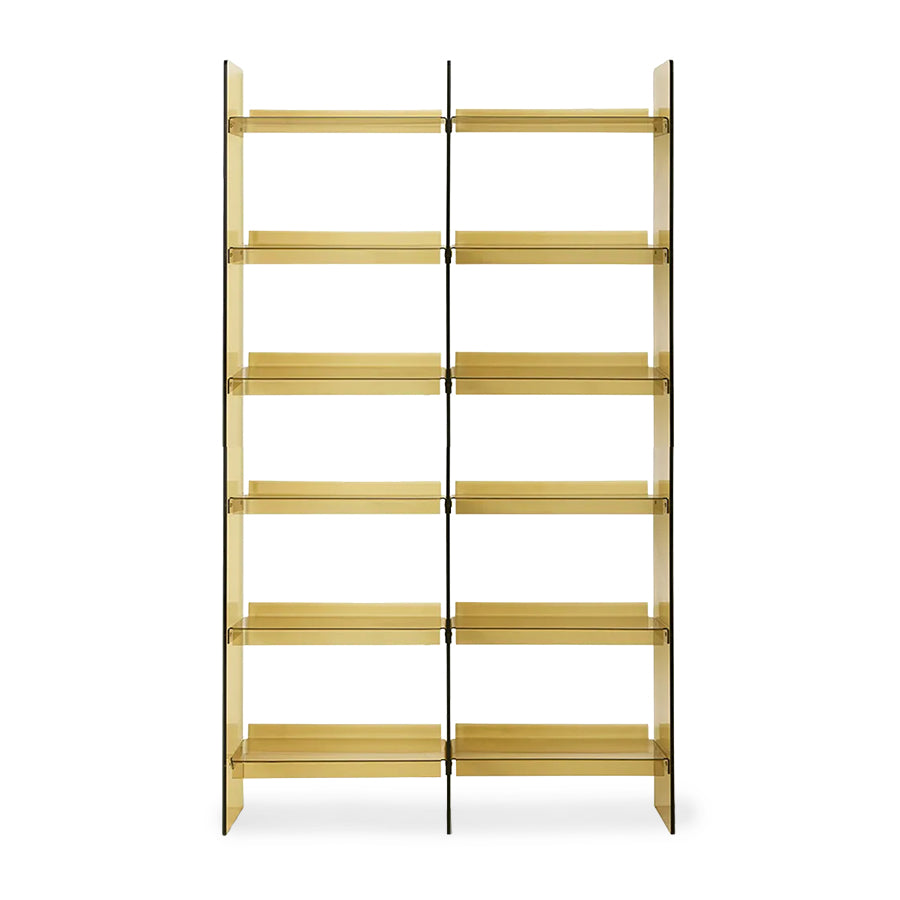 Technical dimension diagram of the 240cm Olive Green Acrylic Cabinet by HKLIVING