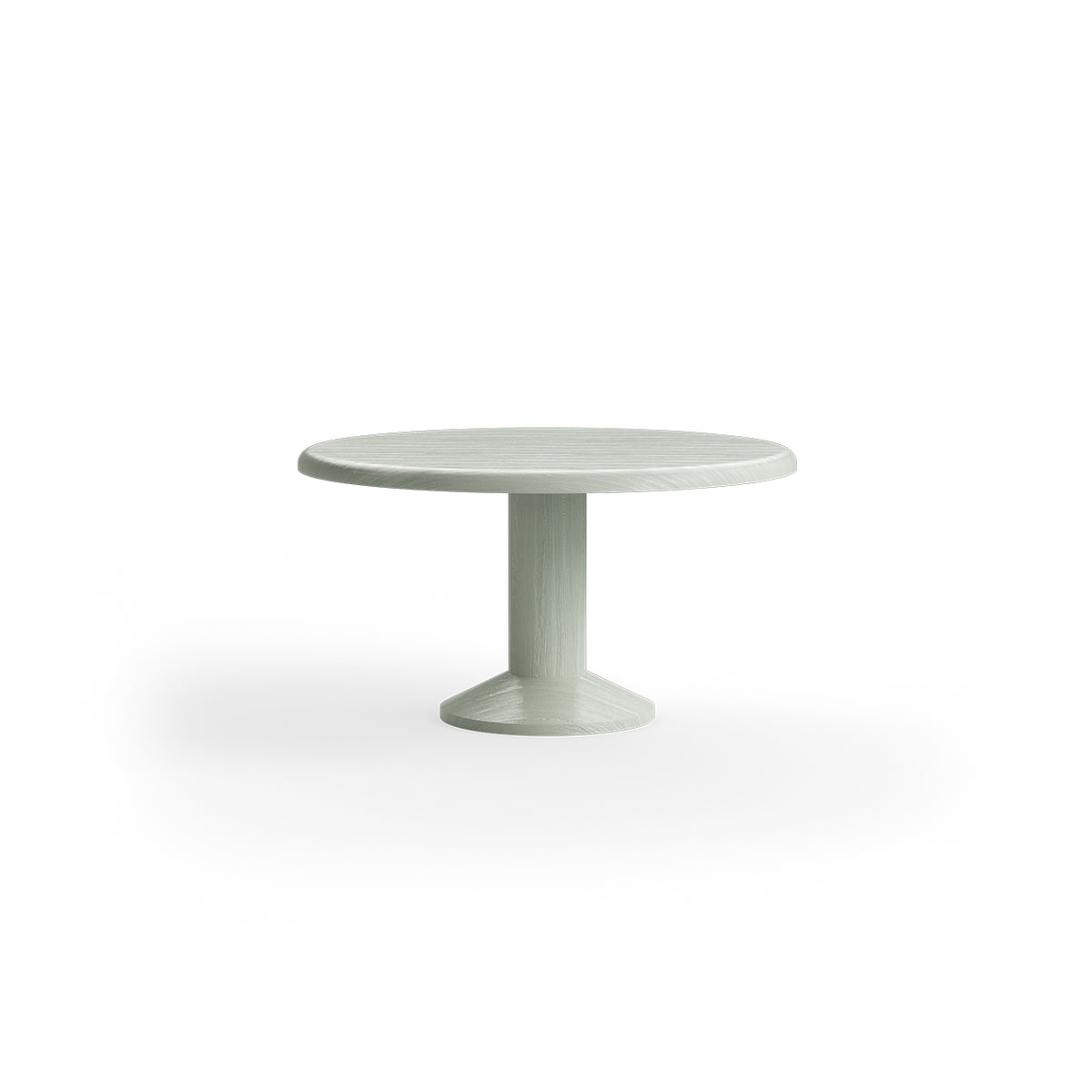 Forma Round Dining Table 140cm technical diagram showing dimensions - Smoke finish by HKLIVING
