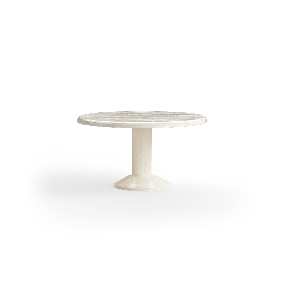 Forma Round Dining Table 140cm technical diagram showing dimensions - Pearl finish by HKLIVING