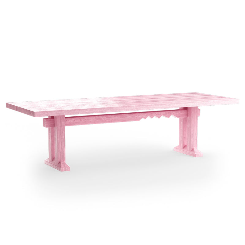 Forma Dining Table 280cm in Very Pink by HKLIVING styled in a dining setting