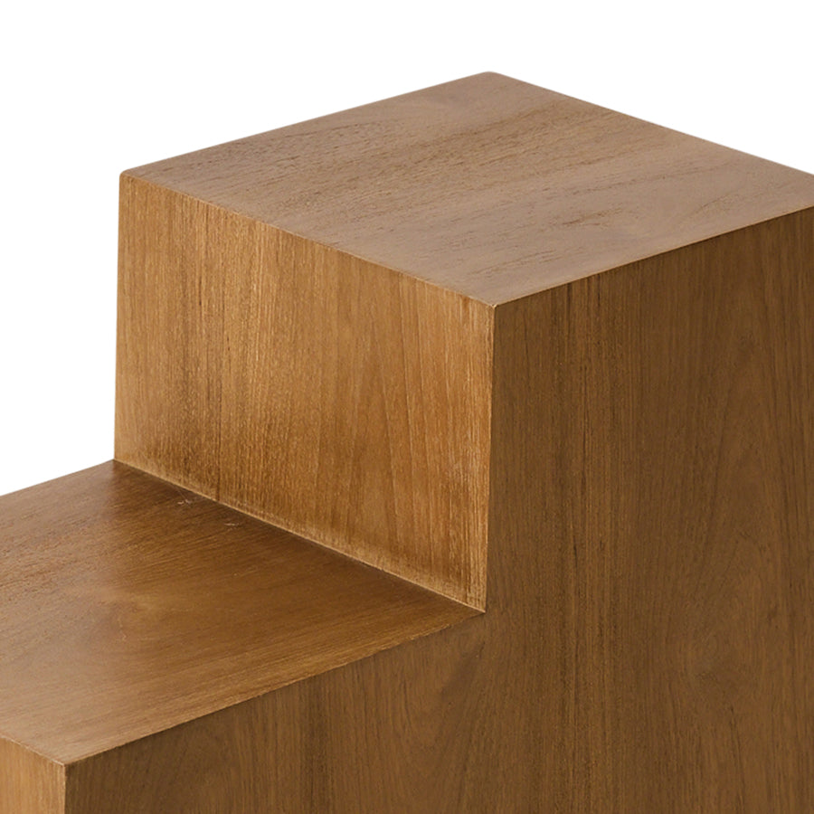 Pop Cube Side Table in Natural by HKLIVING, alternate lifestyle shot