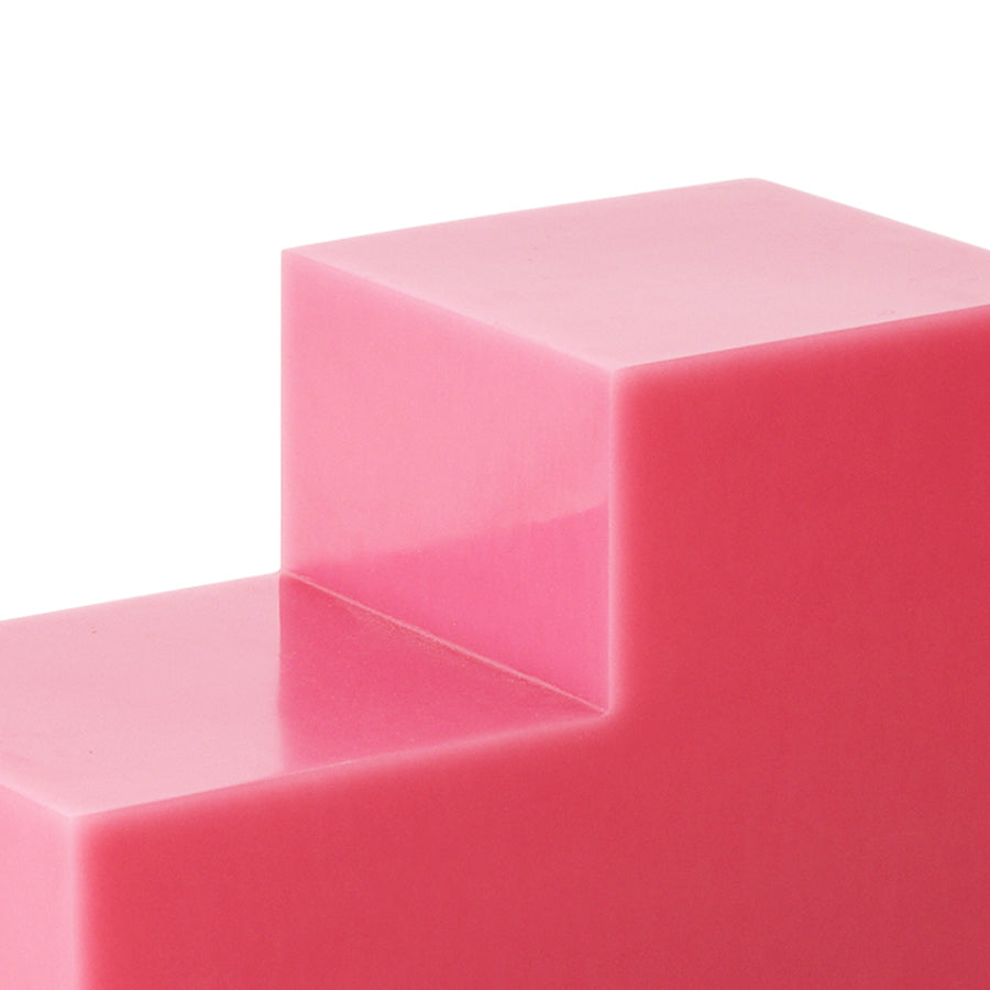 Pop Cube Side Table in Pink by HKLIVING, alternate lifestyle shot