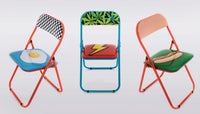 Seletti Folding Chair Collection by Studio Job - Peace, Pop Corn, Egg, Tongue, Flash, Mouth