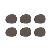 Recycled Leather Coaster Set of 6 by Aida – Clay Tones for Calm, Stylish Tables
