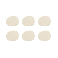 Recycled Leather Coaster Set of 6 by Aida – Clay Tones for Calm, Stylish Tables