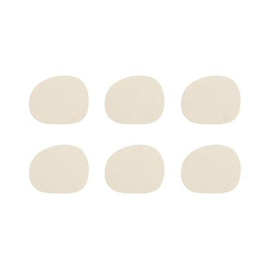 Recycled Leather Coaster Set of 6 by Aida – Clay Tones for Calm, Stylish Tables